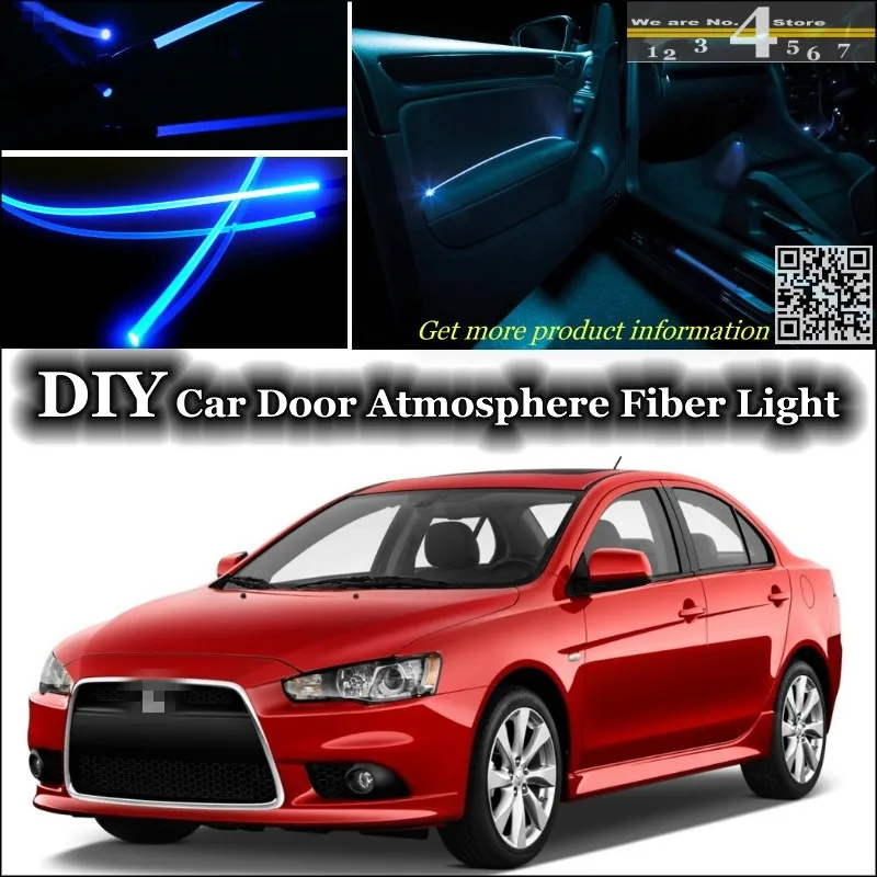 Для Mitsubishi Lancer Evolution LanEvo освещение для салона тюнинг атмосферы волоконно