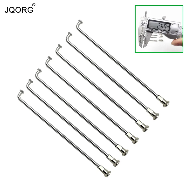 

12 K 304 Stainless Steel Material J-bend Equal Diameter Cylinder Body Electric Bicycle Spokes Length In 60-290 mm Be Customized