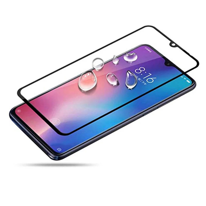 Tempered Glass For Xiaomi Mi 9 Case Full Cover Protective my MI9 Global Version Phone Film Xaomi Xiomi Xioami | Мобильные телефоны