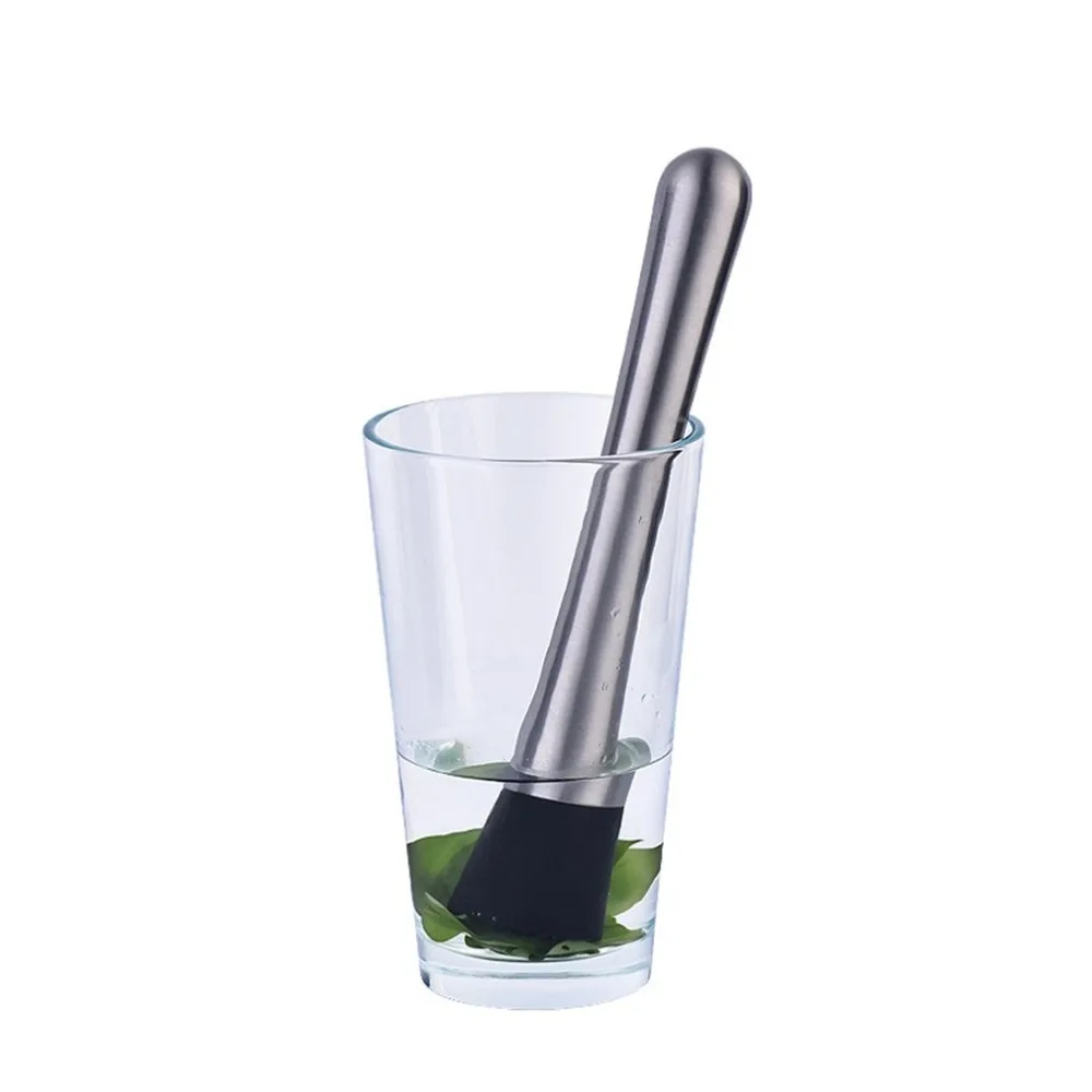 Мятный Маддлер из нержавеющей стали Swizzle stick коктейльный бар сломанный фруктовое