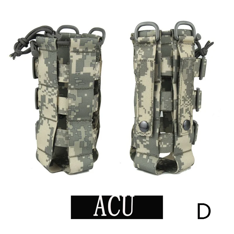 0.5L-2.5L Тактический Molle Чехол для бутылки воды Оксфорд военная фляга Чехол кобура Открытый путешествия чайник сумка с системой Molle
