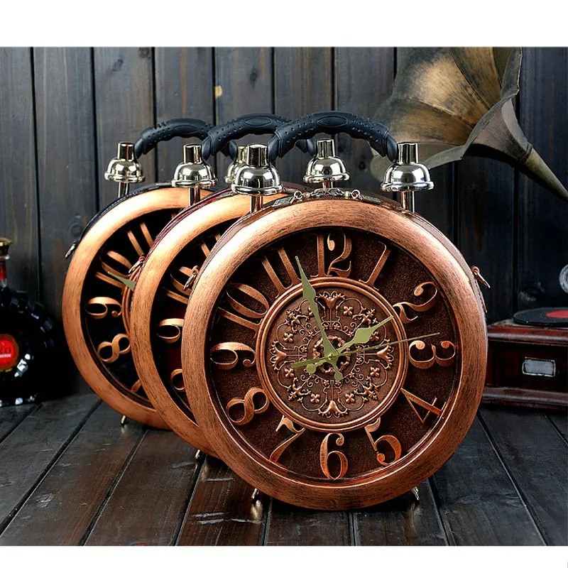 Женская круглая забавная сумка винтажная работоспособная часы через плечо с