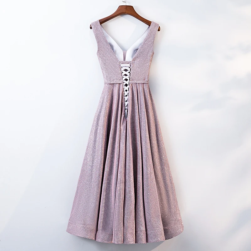 Vestido de festa а-силуэт вечерние платья длинное платье 2019 v-образный вырез длиной до