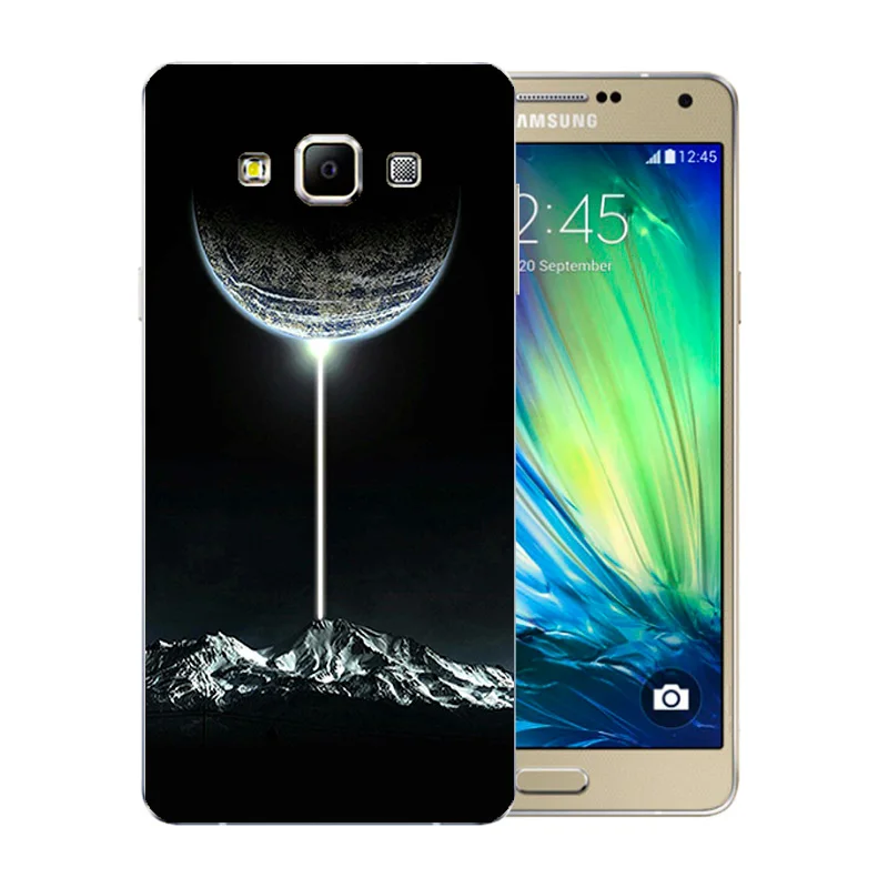 Чехол для телефона Samsung Galaxy A7 2015 силиконовый космический мир Рисунок 5 дюймов A700F