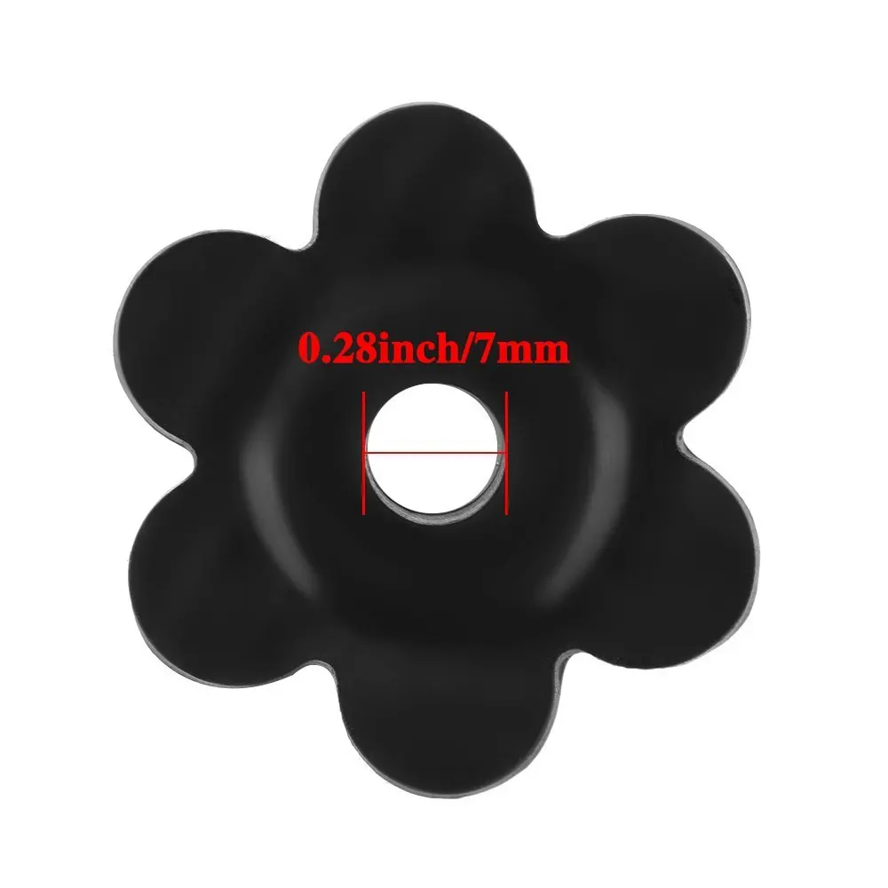 

5 pairs Garden Flag Stoppers Rubber Stops and Clear Anti-wind Clips