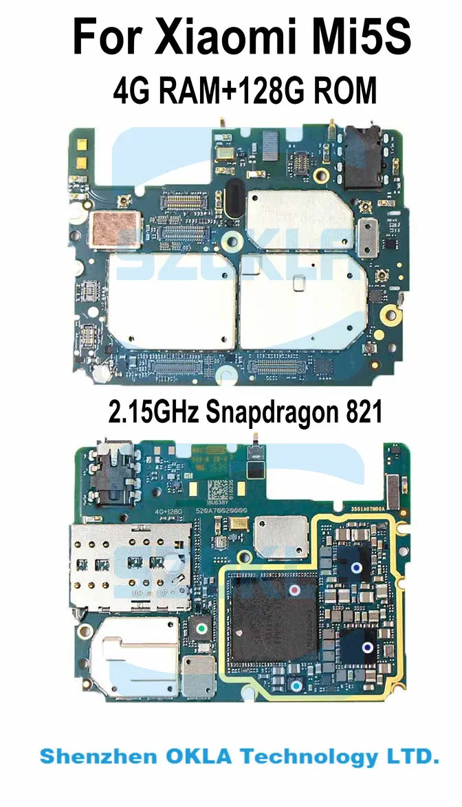 Материнская плата для xiaomi Mi5s Mi оригинальная материнская 64 ГБ 128 Замена