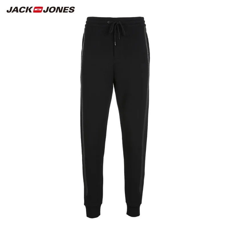 JackJones мужские хлопковые штаны для бега спортивные повседневные с завязкой