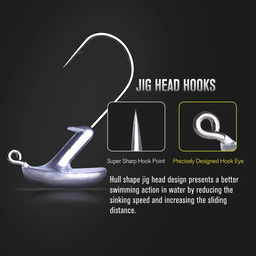 Goture Stand Up Jig Head крючок тумблер рыболовные крючки, 3,5 г 5 г 7 г 10 г 14 г свинцовая головка рыболовный крючок для рыбалки форель лосось бас+ коробка для приманки