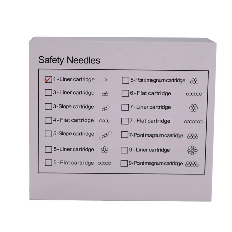 

Иглы для тату 100 шт./лот, смешанные стерилизованные татуировки, Перманентный макияж, иглы для бровей, губ 1R 3 5RL 3 5RS 3 5 7F, хит