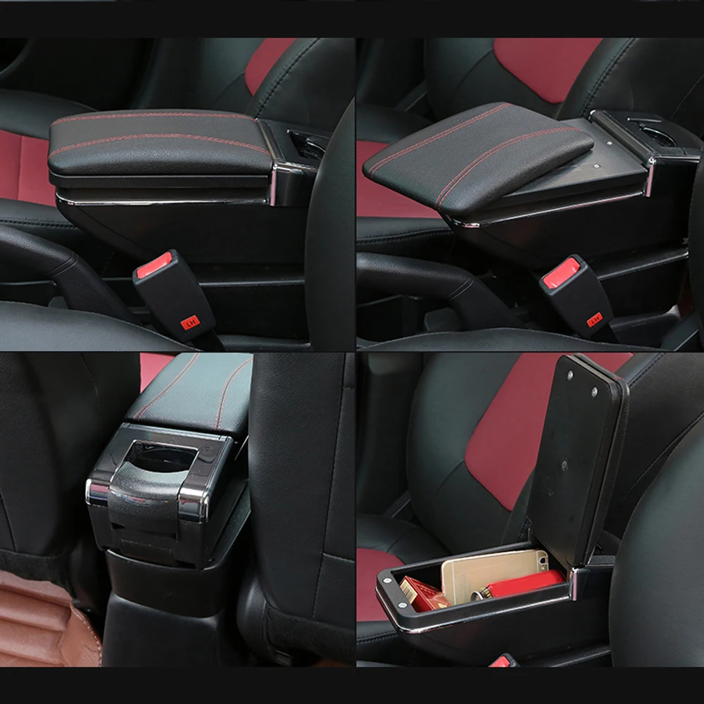 Для KIA Rio K2 2011 2012 2013 автомобиль Подлокотник центральной консоли коробка для хранения Авто аксессуары для авто-Стайлинг