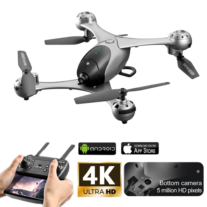 Дрон 4k камера двойного жеста следуют за мной Дроны с камерой HD 1080P высота