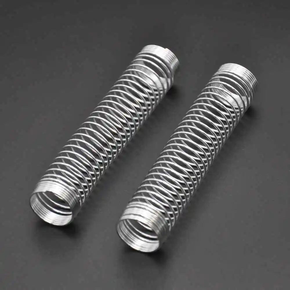 2pcs Силиконовый шланг для кальяна, металлический шланг для кальяна, пружинный держатель для кальяна, шланг для защиты, силиконовый шланг - Цвет: 2pcs