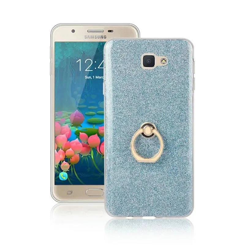 TENENELE Silicone Soft Case For Samsung Galaxy J5 Prime 2016 Colorful Bling Pink Stand Coque Fundas 2017 Cases |