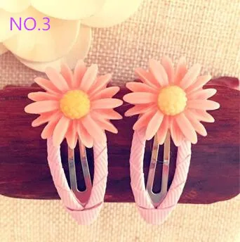 

Free Shipping Wholesale 200pcs Hair Snap Clip, Toddler Hair Clip, Girls Clip, Children's Clip, Daisy