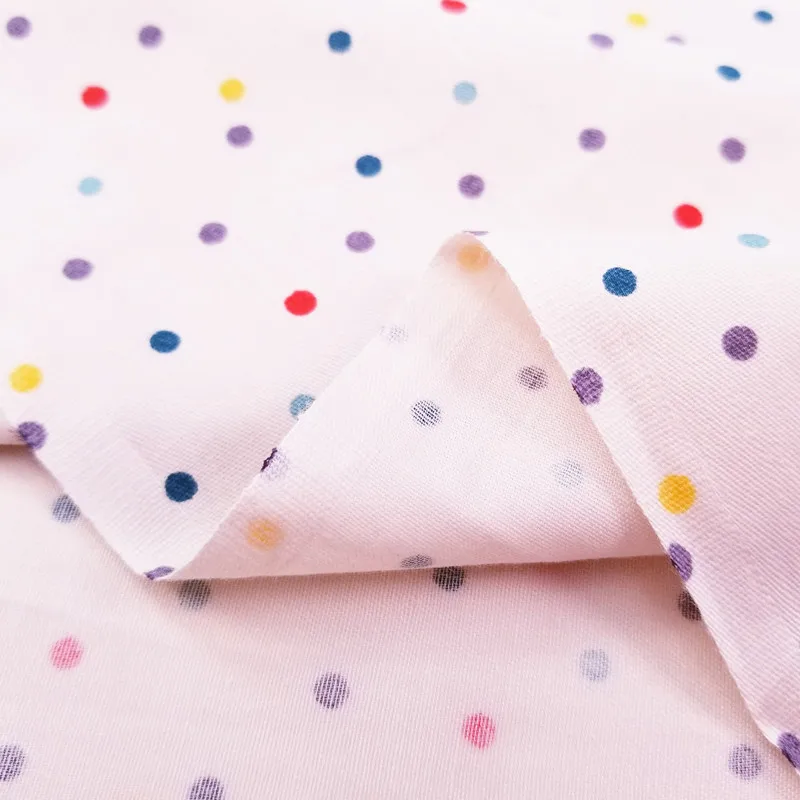 В цветной горошек 100% хлопчатобумажная ткань для домашний текстиль подушки