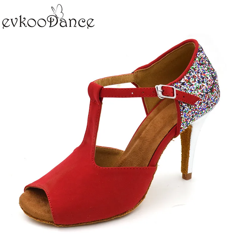 Новинка 2017 года стильная обувь из красного нубука на высоком каблуке 8 5 см с