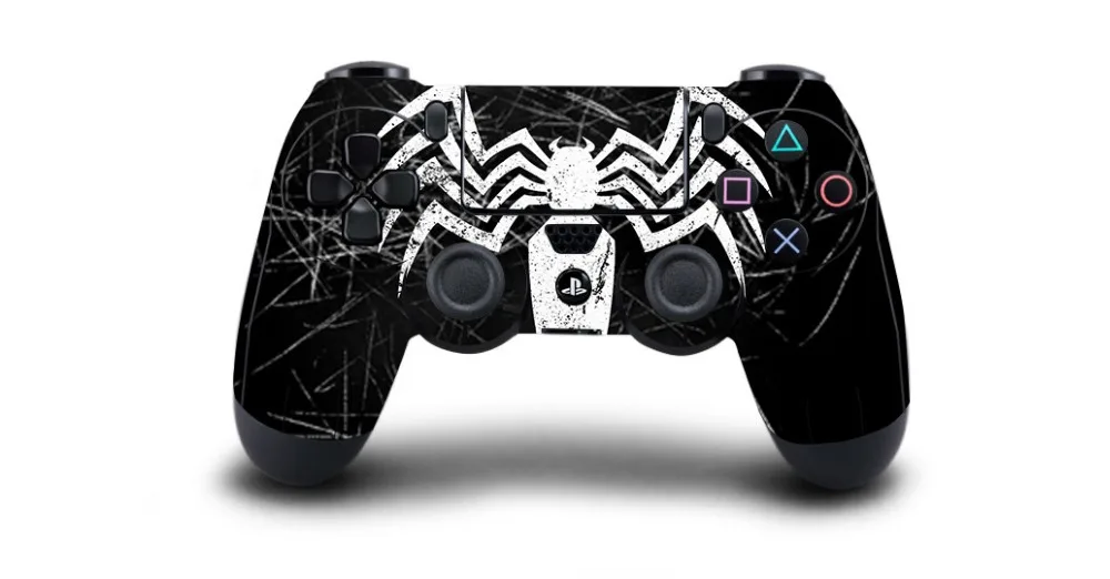 1 шт. наклейка на кожу Человека паука и яда PS4 для Sony Playstation 4 Dualshouck Game Slim Pro