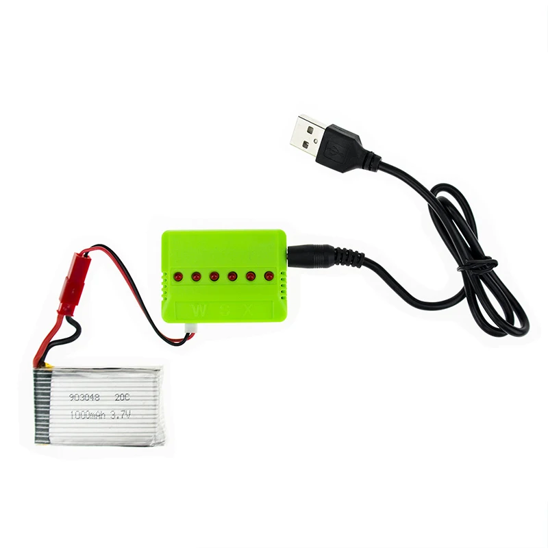 Фото 6 шт./лот Радиоуправляемый Дрон Lipo Батарея 3 7 В 1000 мАч JST разъем для JJRC H11D HQ898 6 шт./лот Радиоуправляемый Дрон Lipo Батарея 3 7 В 1000 мАч JST разъем для JJRC H11D HQ898