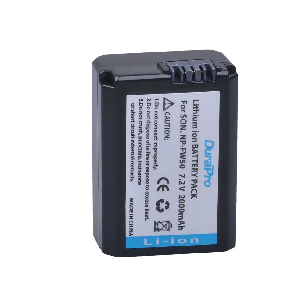 Аккумулятор DuraPro для Sony Alpha A33 A35 A37 A55|np fw50 battery|fw50 batterybattery for sony |