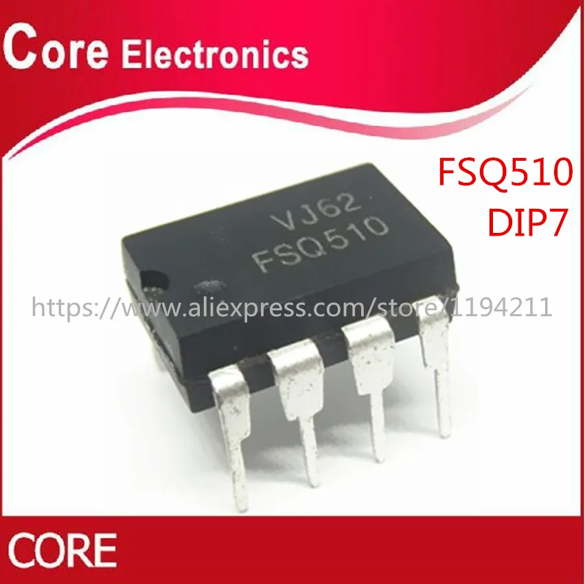 20 шт. FSQ510 DIP7 DIP новый|Интегральные схемы| |