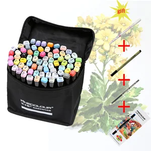 Двусторонние маркеры для рисования Finecolour EF102, 480 цветов