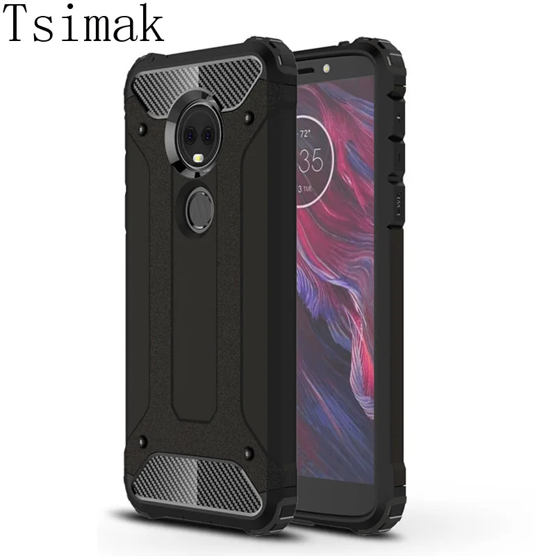 Tsimak For Motorola Moto G5S G6 Plus Case Silicone Hybrid Armor Hard Rugged Shockproof Coque MOTO E5 Play Cover | Мобильные телефоны