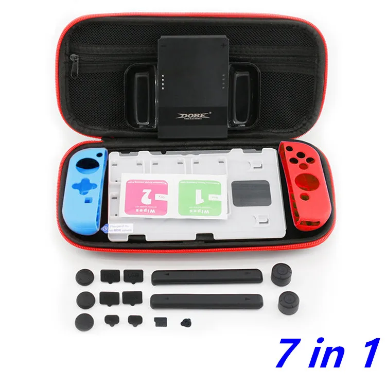 Защитный комплект Nintendo Switch коробка для хранения + слот карты расширения рукоятка