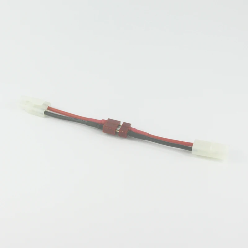 OliYin 100 пар L50 мм штекер и гнездо от Tamiya к T Разъемы 14AWG силикагелевый кабель для FPV