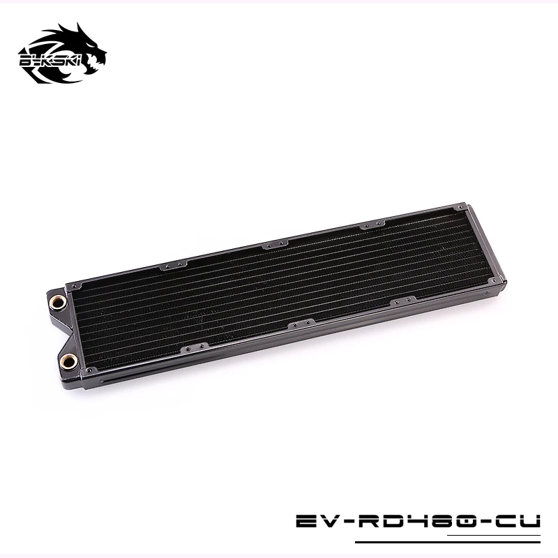 Bykski Azieru AU-RD480-CU 480mm 4 x 12cm Copper Radiator Water Cooling