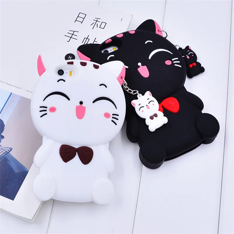 3D силиконовый чехол с котом мягкий телефонный для Coque Vivo Y51 Y53 Y55 Y66 Y67 Y73 Y79 Y85 V9 V3 Max