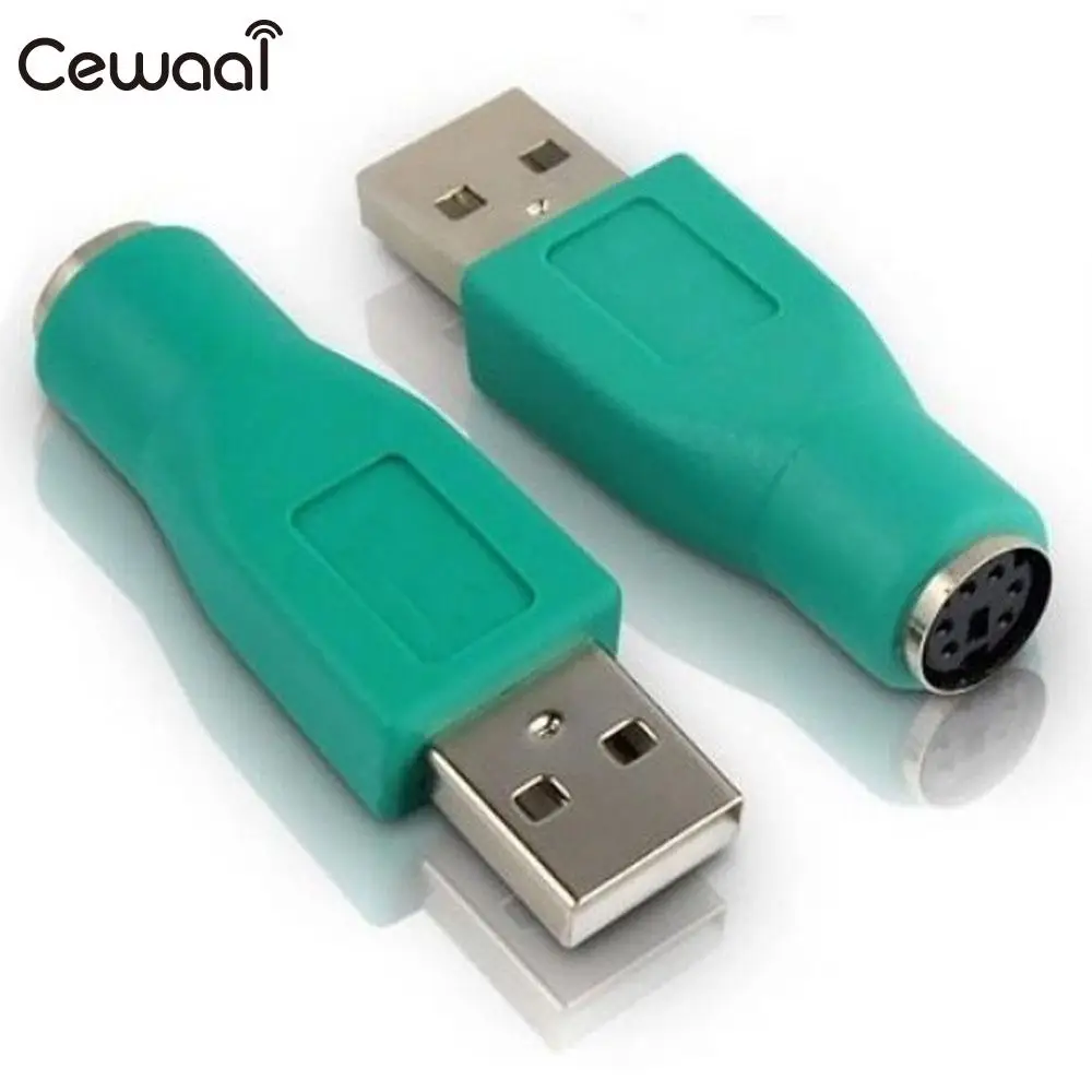 Адаптер PS/2 PS2 мама к USB папа конвертер для компьютерной мыши и клавиатуры |