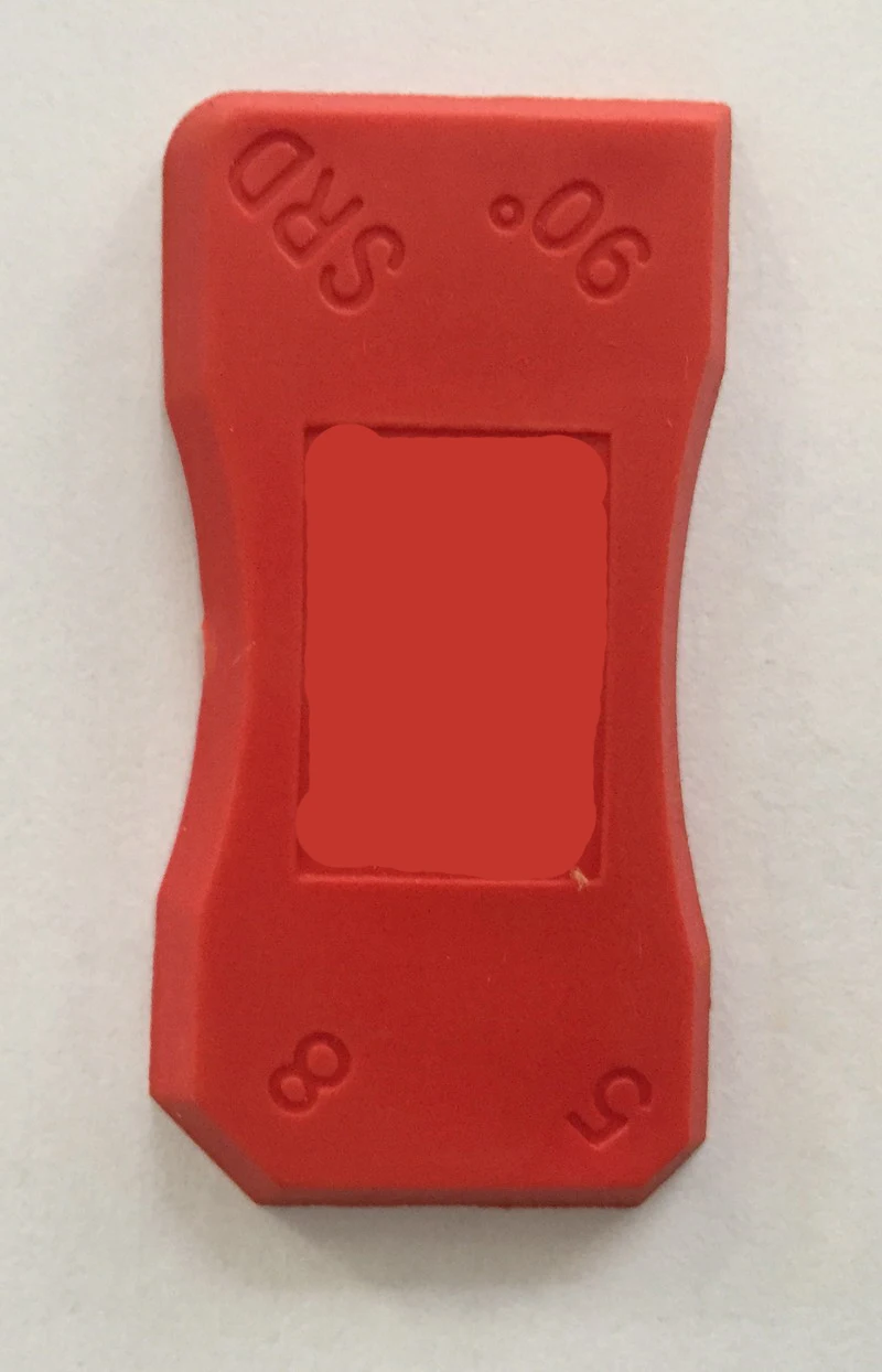 С силиконовым соплом и красной крышкой набор силиконовых отделочных