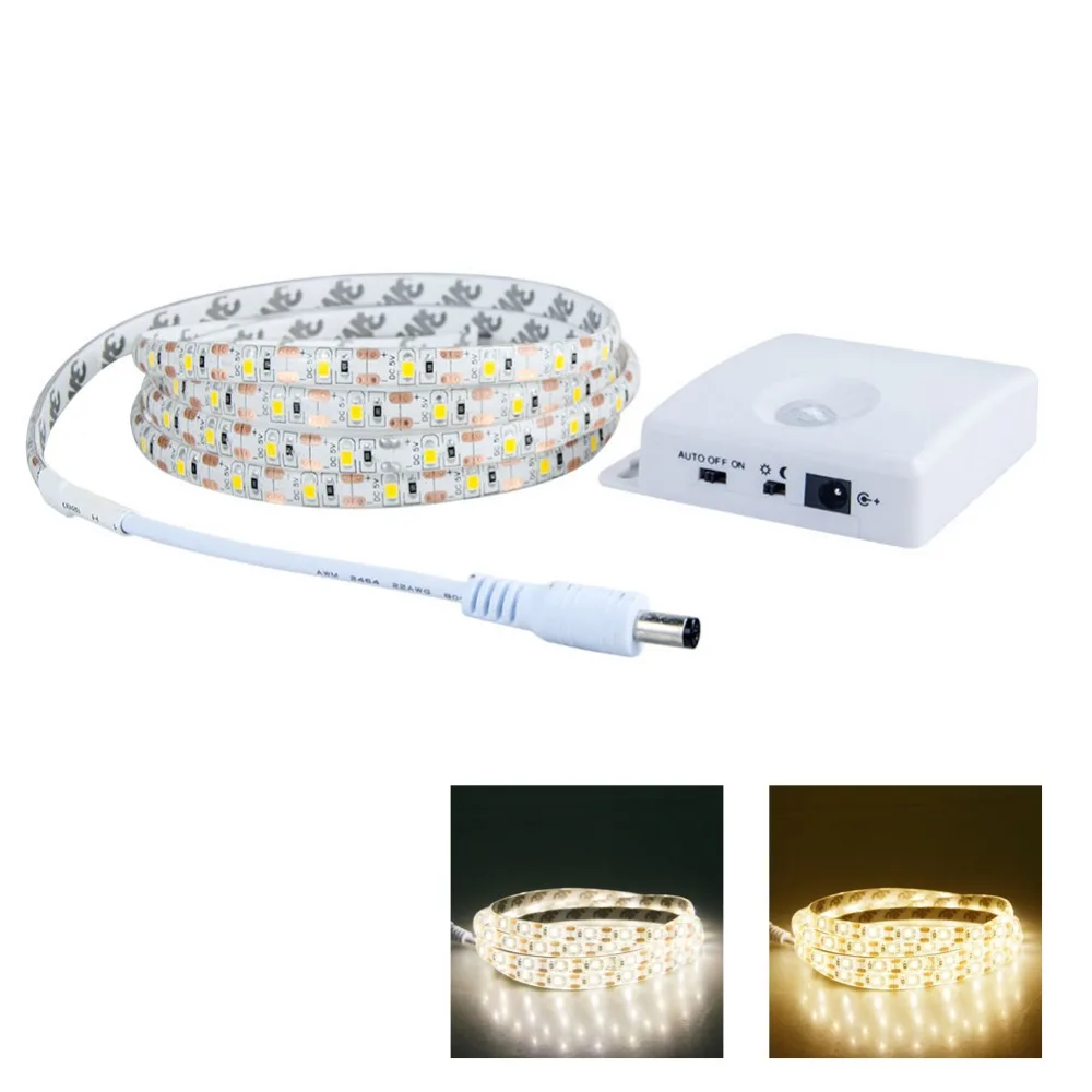 Светодиодная лента с пассивным инфракрасным датчиком движения питание от