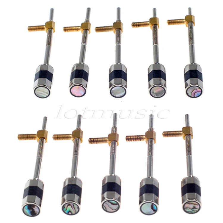

10Pcs style Screw FOR 4/4 Violin Bow Parts chrome,copper,shell material