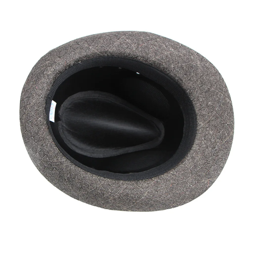 Весна и лето джаз шляпа уличная льняная от солнца Удобная Панама Fedoras Chapeau Sombrero Mujer