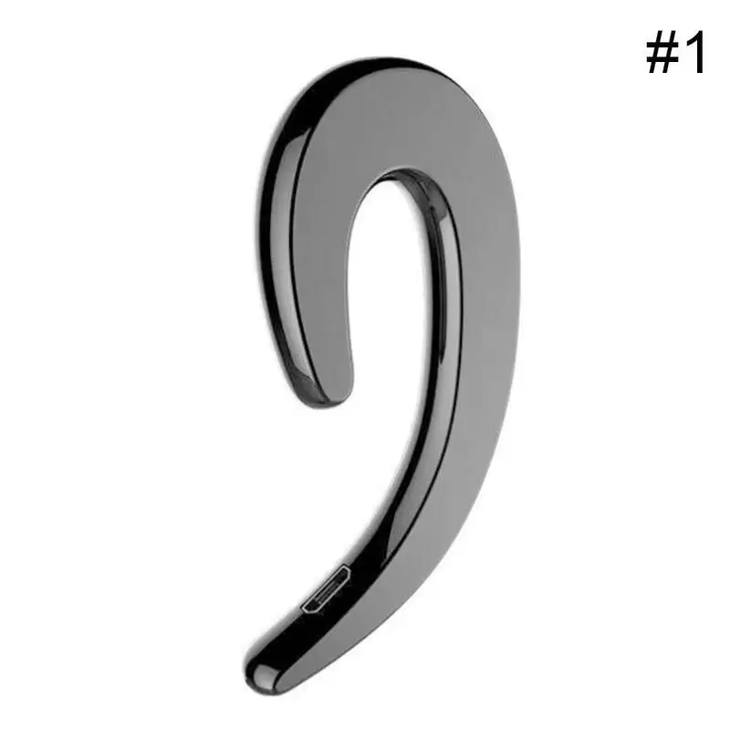 black New Bone Conduction Wireless earphone 4.2 Bluetooth headphone Sports Stereo Headset for laptop for xiaomi for iphone 6 7 8 - Цвет: black