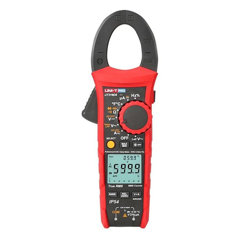 UNI-T UT219E UT219M UT219DS True RMS профессиональные клещи IP54 пыли/водонепроницаемый Амперметр LoZ ACV тест