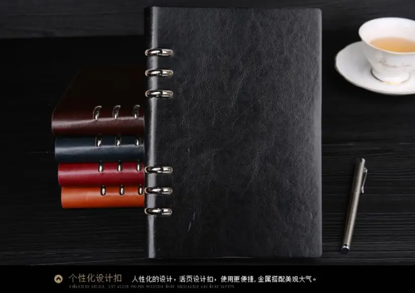 Высший сорт деловая кожаная записная книжка креативный Ретро вкладыш еженедельник A4/A5/B5/A6