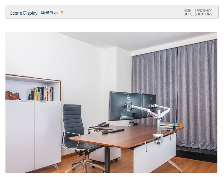 Светодиодный держатель для монитора Full Motion настольная подставка с ЖК дисплеем и