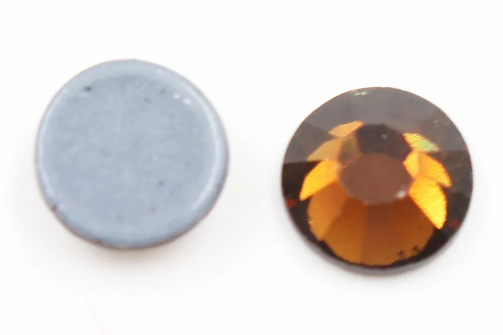 Качество Китай первым SS20 Копченые Кофе Материал Стекло Стразы горячей исправить