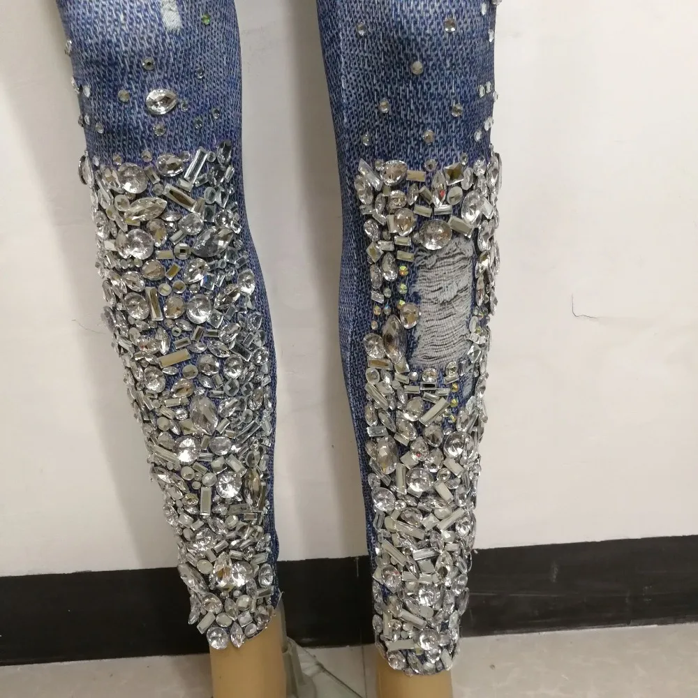 Женский джинсовый комбинезон яркий со стразами|jeans jumpsuit|jumpsuit jeansfemale jumpsuit |