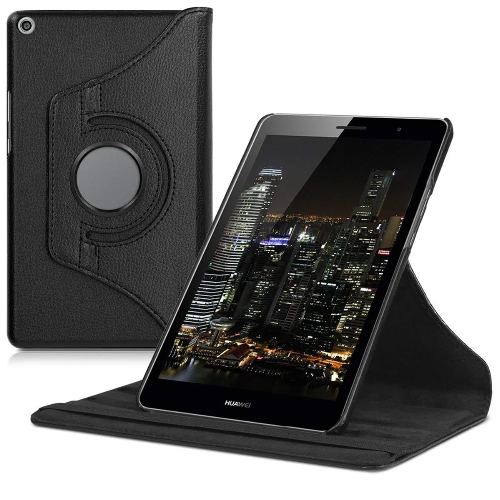 Чехол для планшетов MediaPad T3 8 0 вращающийся чехол из искусственной кожи Huawei дюймов