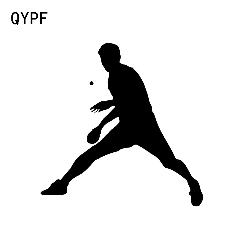 Модные красивые спортивные стикеры QYPF 13 4*13 5 см для настольного тенниса рисунок
