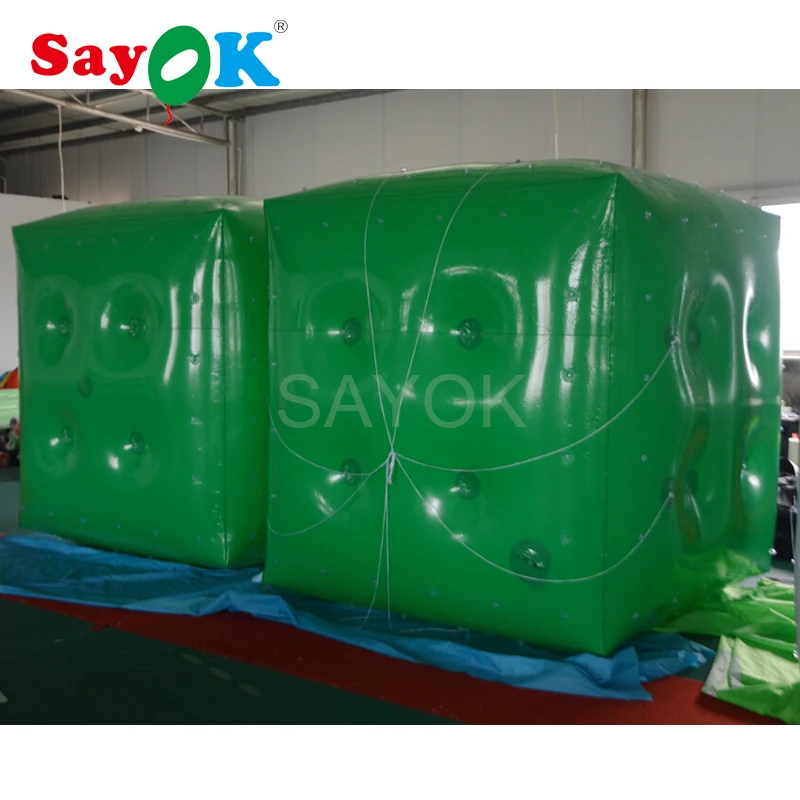 6.56ft (2 м) рекламный гелиевый куб надувной ПВХ шар Квадрат | Дом и сад