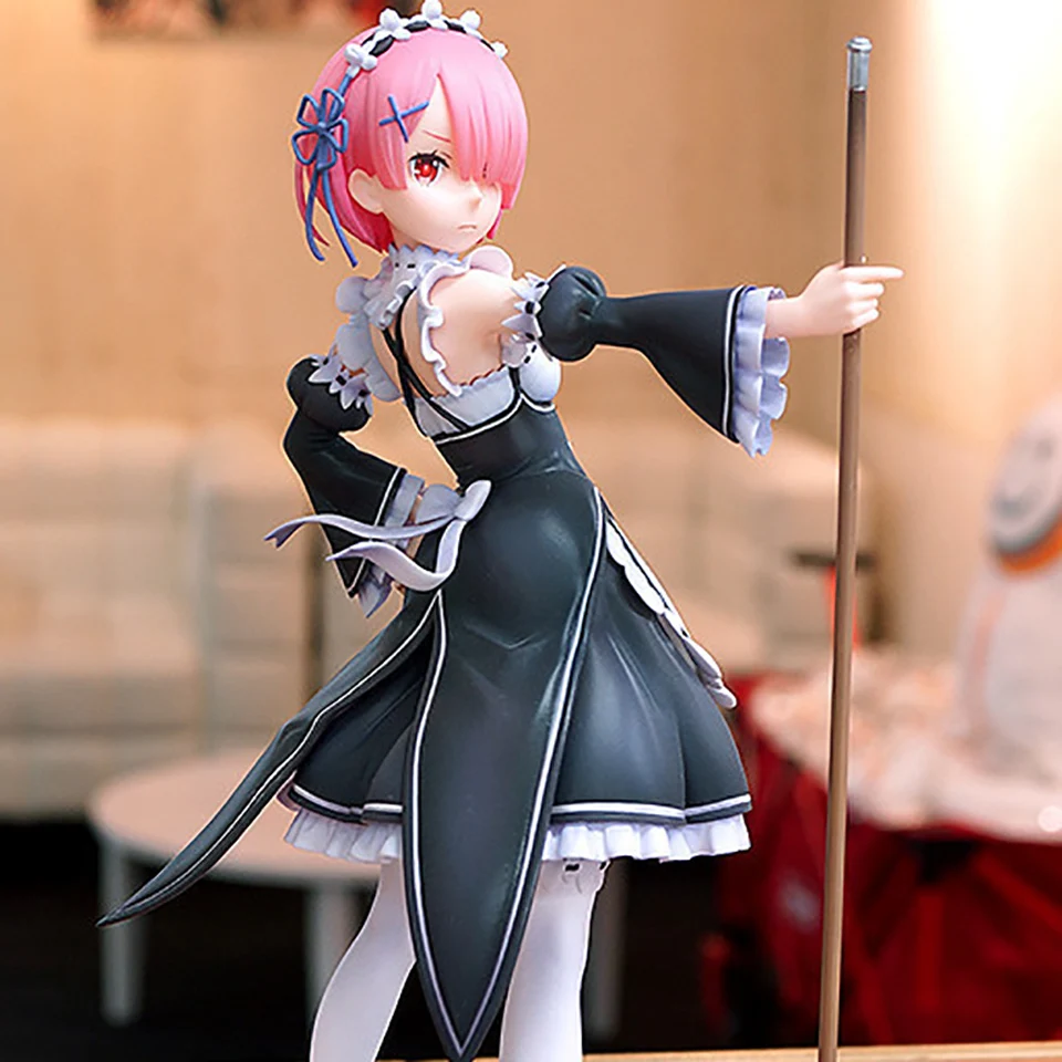 Фигурка Tronzo из аниме Re:Life in a другой мир ПВХ Модель игрушек Re Zero Ram девушка
