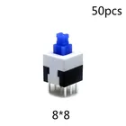 2050 шт.партия, самоблокирующиеся кнопочные переключатели, 8 х8 мм