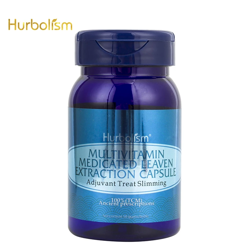 

Hurbolism Multivitamin Medicated Leaven Extraction Capsule, Adjuvant Treat Slimming, Plants Extract, Weight Loss, 50pcs.