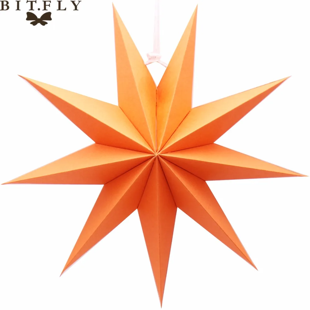 BIT. FLY, 1 шт., бумага, 3D, пентаграмма, Висячие, многоразовые, Рождество, Год, фестиваль, домашний декор, вечерние, свадебные, для спальни, настенные, сделай сам, украшения