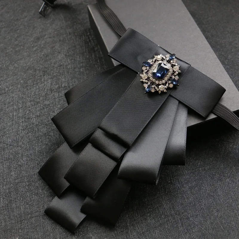 Мужской галстук для свадьбы 2018 бабочка Pajaritas Британский мужской с бриллиантами