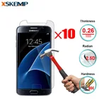 10 шт.лот 9H 0,3 мм 2.5d Премиум Закаленное стекло для защиты экрана для Samsung Galaxy S3 S4 S5 S6 S7 Mini G870 G890 Note 2 3 пленка